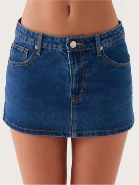 Denim Mini Skirt